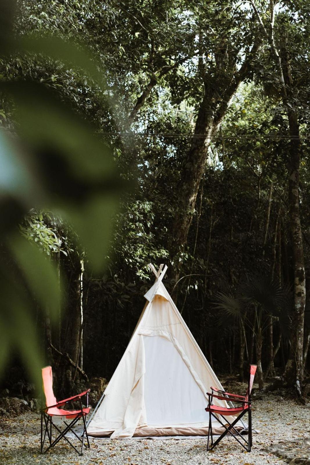 Cheel Lodge & Camping Puerto Morelos Exterior foto
